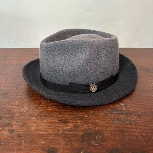 Goorin Bros. two tone Gray Wool Fedora Hat - Large